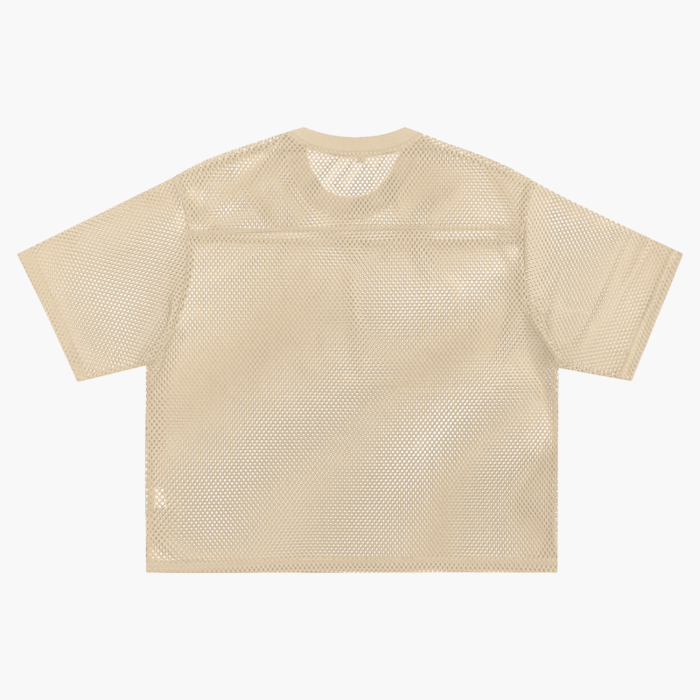 Trèstar Boxy Net T-Shirt - Beige/Brown