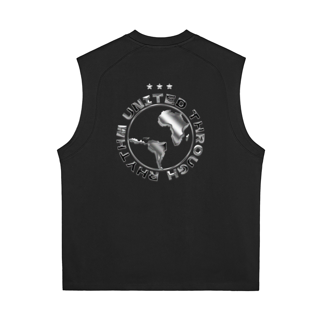 Trèstar Tank Top - Black/Chrome