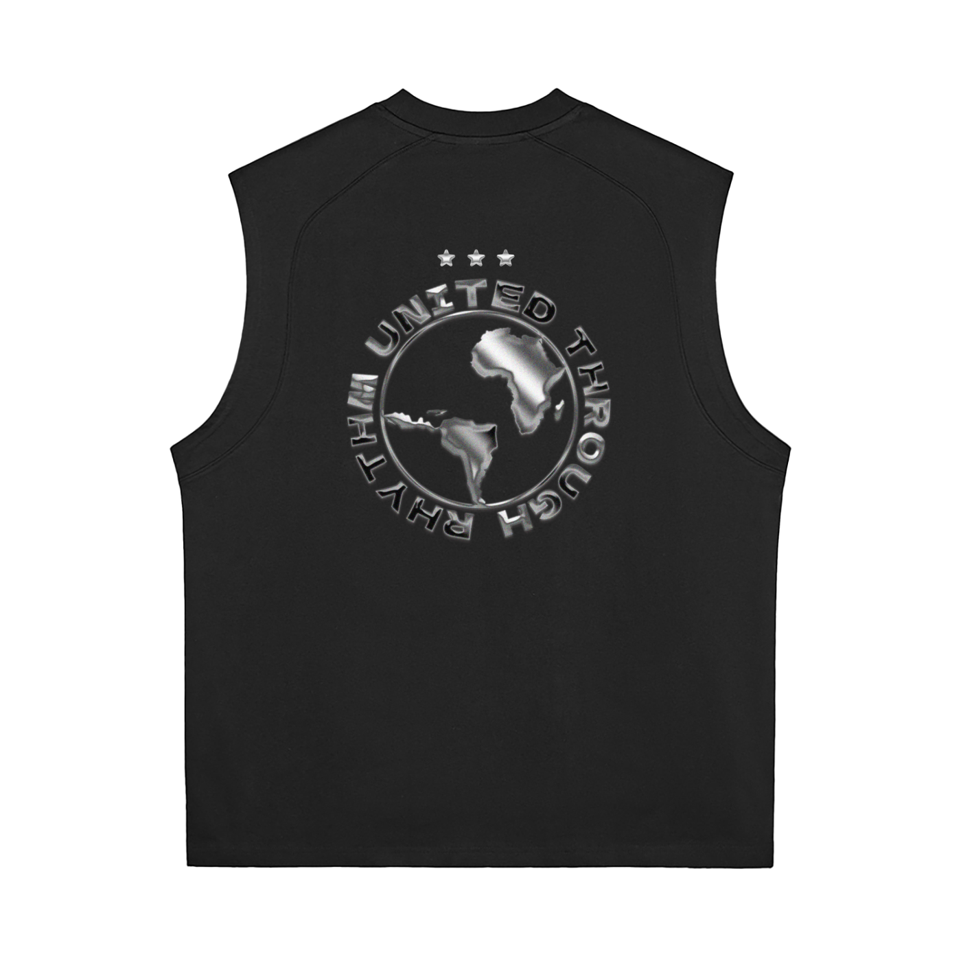 Trèstar Tank Top - Black/Chrome